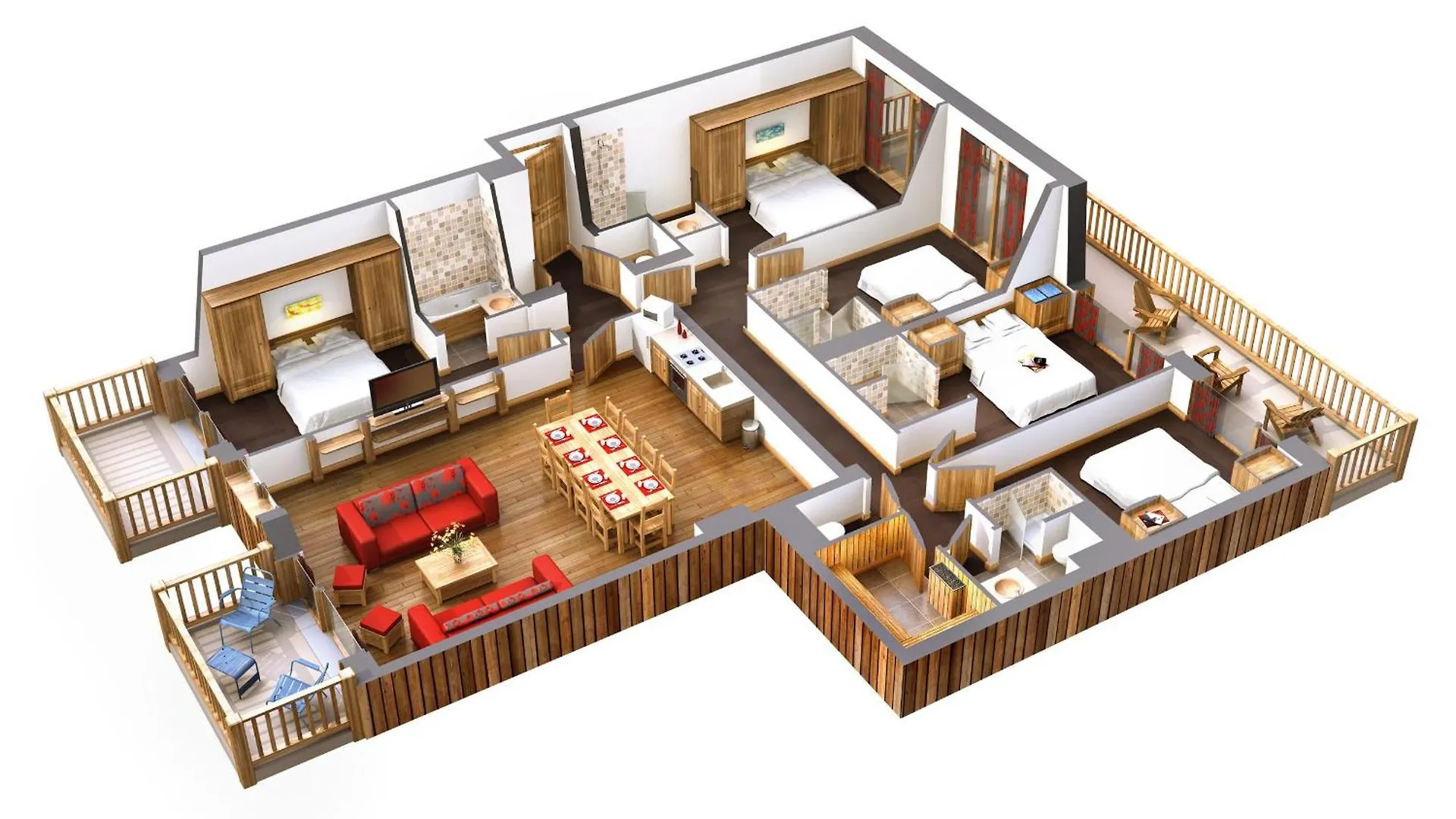 Apartment Chalet Des Neiges -La Source Des Arcs Les Arcs  France